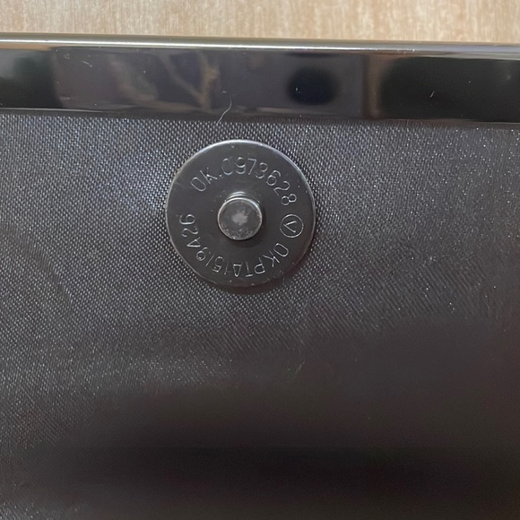 Saks Fifth Avenue sparkly gemstones clutch with chain link strap. - Picture 13 of 15